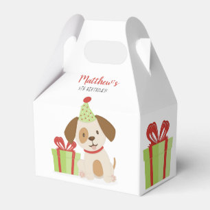 Ballotins Anniversaire du Chiot mignon
