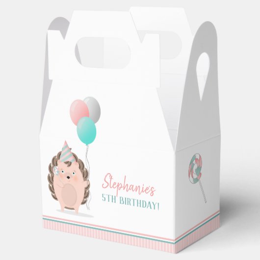 Ballotins Anniversaire du Hérisson mignon (Ouvert)