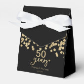 Ballotins Anniversaire du Mariage Black Gold 50 ans (Verso)