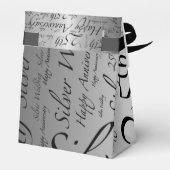 Ballotins Anniversaire du Mariage d'argent (Arrière)