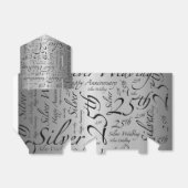 Ballotins Anniversaire du Mariage d'argent (Déplié)