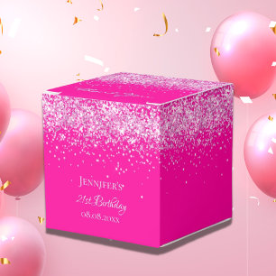 Ballotins Anniversaire fille confetti rose chaud