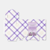 Ballotins Anniversaire floral de Mauve élégant (Déplié)