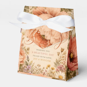 Ballotins Anniversaire floral personnalisé avec des fleurs d
