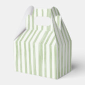 Ballotins Anniversaire Green Matcha Stripes (Arrière)