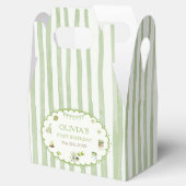 Ballotins Anniversaire Green Matcha Stripes (Ouvert)