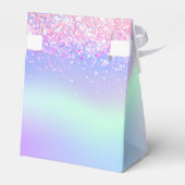 Ballotins Anniversaire holographique rose violet (Arrière)