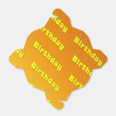 Ballotins Anniversaire (jaune) (Déplié)