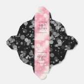 Ballotins Anniversaire Mariage élégant du 2e Rose Quartz (Déplié)