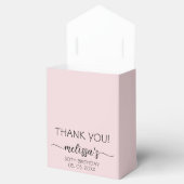 Ballotins Anniversaire Minimal Dusty Pink Monogramme Nom Scr (Ouvert)