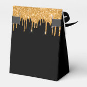 Ballotins Anniversaire noir arc merci (Arrière)