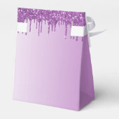 Ballotins Anniversaire parties scintillant violette Merci (Arrière)