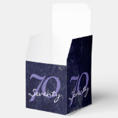 Ballotins Anniversaire | Purple Grunge EDITABLE (Ouvert)