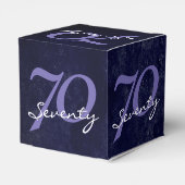 Ballotins Anniversaire | Purple Grunge EDITABLE (Arrière)