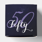 Ballotins Anniversaire | Purple Grunge EDITABLE (Haut)