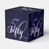 Ballotins Anniversaire | Purple Grunge EDITABLE (Arrière)