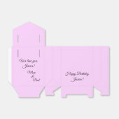 Ballotins Anniversaire rose (Déplié)