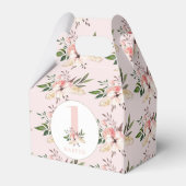 Ballotins Anniversaire rose floral élégant (Arrière)