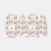 Ballotins Anniversaire rose floral élégant (Déplié)