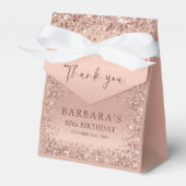 Ballotins Anniversaire Rose Gold Merci mignonne (Verso)