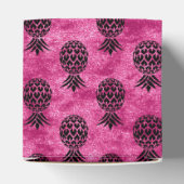 Ballotins Anniversaire tropical rose et noir ananas (Haut)