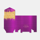 Ballotins Anniversaire violet parties scintillant arc-en-cie (Déplié)