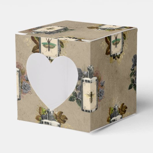 Ballotins Antique gothique Floral sorcière Potion Bouteille  (Verso)