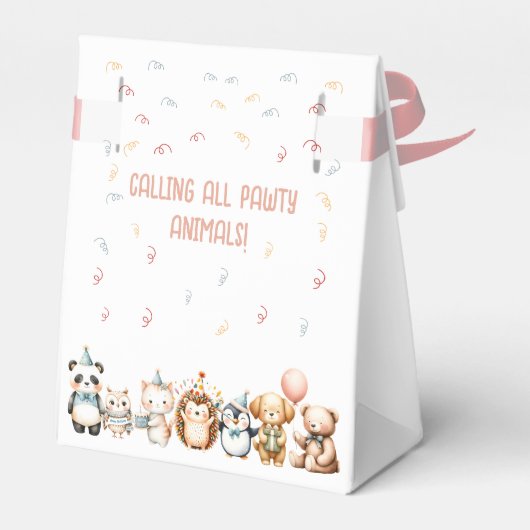 Ballotins Appel à toutes les fêtes d'anniversaire des animau (Arrière)