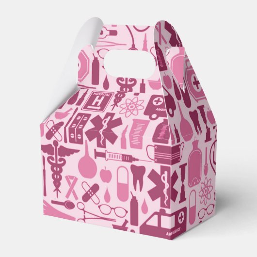 Ballotins Appréciation des infirmières roses Diplôme Médical (Verso)