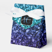 Ballotins Aqua bleu Ombre parties scintillant scintille Swee (Verso)