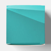 Ballotins Aqua Jewel Tones Wedding Favor Boxes (Haut)