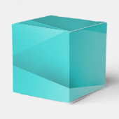 Ballotins Aqua Jewel Tones Wedding Favor Boxes (Arrière)