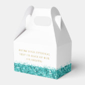 Ballotins Aqua Turquoise Blue Parties scintillant Confetti C (Arrière)