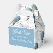 Ballotins Aquarelle à air chaud Bleu blanc // (Arrière)