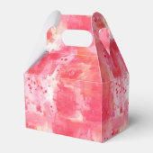 Ballotins Aquarelle Abstraite moderne Mariage rose (Arrière)