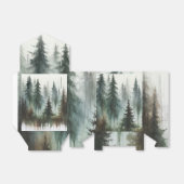 Ballotins Aquarelle Arbres Rustique Wilderness Mariage (Déplié)