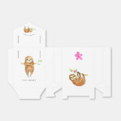 Ballotins Aquarelle Baby shower à thème de fentes (Déplié)