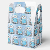 Ballotins Aquarelle Ballotin Fleurs bleues canard (Ouvert)