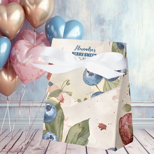 Ballotins Aquarelle Berry Baby shower doux