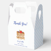 Ballotins Aquarelle Berry Pancake Blue En vichy Baby shower (Ouvert)