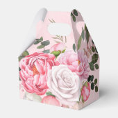 Ballotins Aquarelle blanche brillante délicate Mariage flora (Arrière)