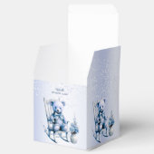 Ballotins Aquarelle Bleu Ballotin ours bébé (Ouvert)