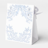 Ballotins aquarelle bleu crête bébé garçon Baptême (Arrière)