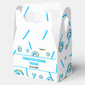 Ballotins Aquarelle Bleu et Blanc Cute Garçon Donut Annivers (Ouvert)