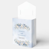 Ballotins Aquarelle bleu et blanc roses vert mariage (Ouvert)