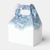 Ballotins aquarelle bleu hydrangea mariage (Arrière)