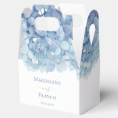 Ballotins aquarelle bleu hydrangea mariage (Ouvert)