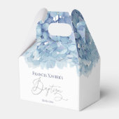 Ballotins aquarelle bleu hydrangée Baptême (Verso)