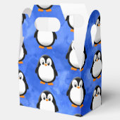 Ballotins Aquarelle bleu Pingouin Cute (Ouvert)