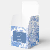 Ballotins Aquarelle bleue Mariage de fleurs botaniques (Ouvert)